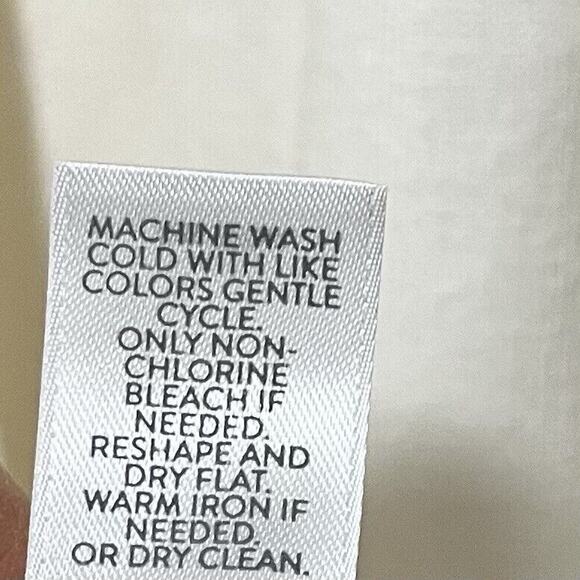 J.Jill Dolman Short Sleeve Knit Cardigan Size L Ivory Oversized Lagenlook Boxy - Picture 8 of 8